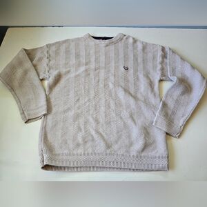 Chaps X Ralph Lauren Hand Framed Cotton Mens Sweater M